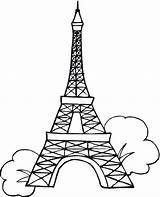 Eiffel Tower Coloring Page Picture Free Printable  Home sketch template