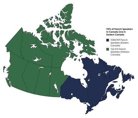 Languages of Canada mapped - Vivid Maps