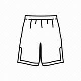 Basketball Shorts Outline Sketch Coloring Page sketch template