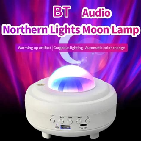 NORTHERN LIGHTS AURORA Projector, Bluetooth Speaker Aurora Projector ...