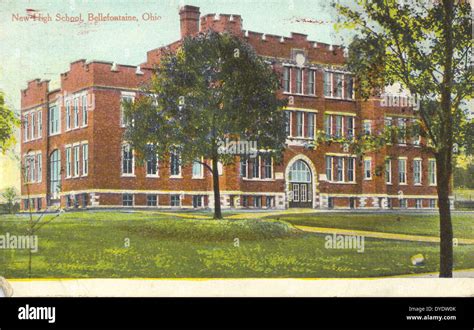 New High School, Bellefontaine, Ohio Stock Photo - Alamy