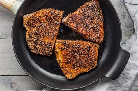 Spice-Rubbed Seared Ahi Tuna Steaks Recipe