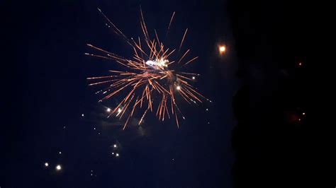 Backyard fireworks display 2020 - YouTube