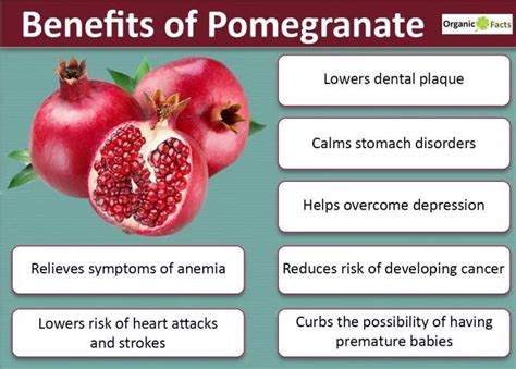 Benefits of Pomegranate | Benefits of organic food, Organic recipes ...