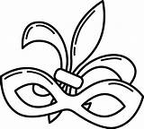 Mardi Gras Mask Printable Coloring Pages sketch template