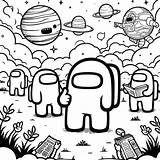 Among Us Coloring Pages  40 Sheets From The Game sketch template