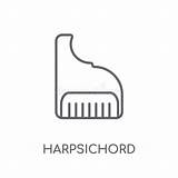 Harpsichord Coloring Pages sketch template