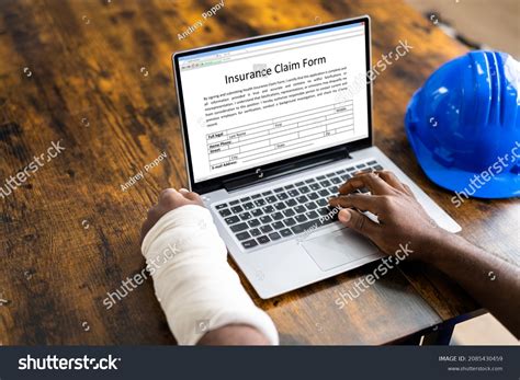 Worker Accident Insurance Disability Compensation Social Stock Photo ...