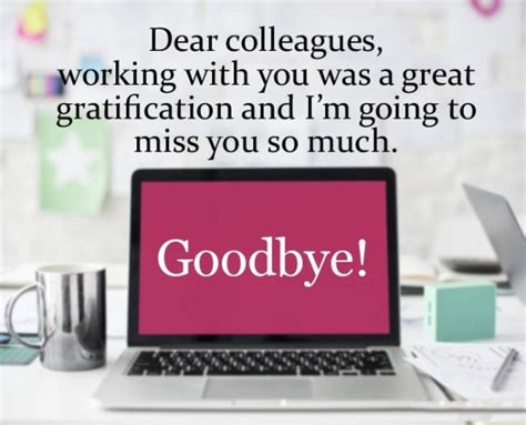 Goodbye Messages When Leaving The Company Or Job - Sweet Love Messages