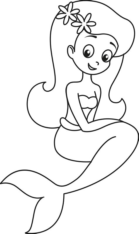 Mermaid Printable Template | Free Printable Papercraft Templates