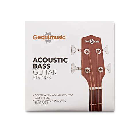 Acoustic Bass String Set by Gear4music at Gear4music