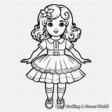 Doll Coloring Pages  Free & Printable sketch template