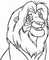 Happy Simba Coloring Page  Free Printable Pages For Kids sketch template