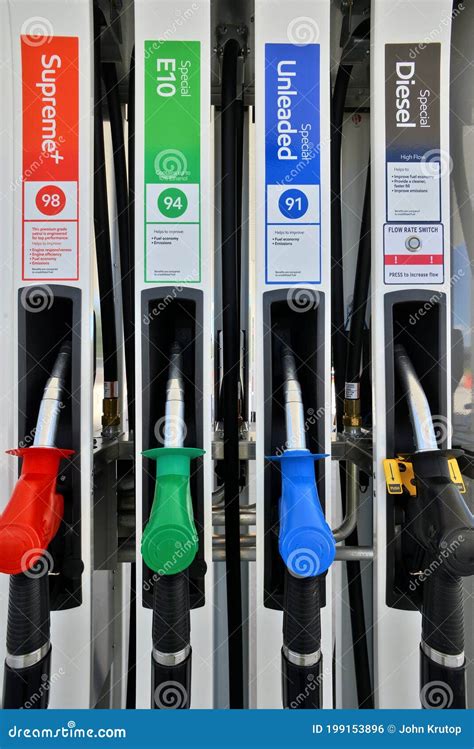 The Colour and Variation of Fuel Pumps in a Service Station Victoria ...