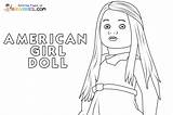 American Girl Doll Coloring Pages sketch template