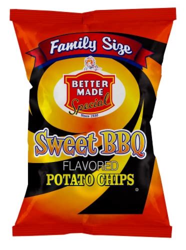 Better Made Family Size Sweet BBQ Potato Chips, 9.5 OZ - Kroger