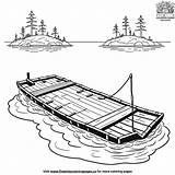 Raft Coloring Pages sketch template