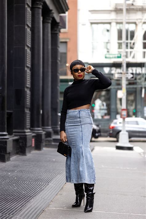 The Ultimate Guide to Wearing Denim Skirts: Tips and Outfit Ideas ...