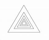 Triangle Coloring Page For Toddlers  ColoringBay sketch template