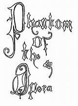 Phantom Of The Opera Coloring Pages At GetColoringscom  Free sketch template