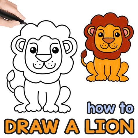 How To Drawing A Lion – drawspaces.com
