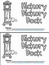 Hickory Dickory Dock Coloring Pages Az Sketch Page sketch template
