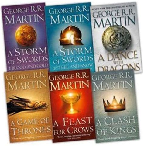 The Game of Thrones Books in Order - A Song of Ice and Fire Series