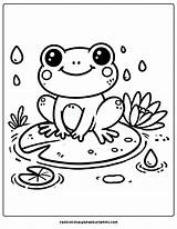 30 Frog Coloring Pages  For Kids coloring sketch template
