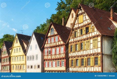 Old Half-timbered Houses in the Center of Calw in the Black Forest ...