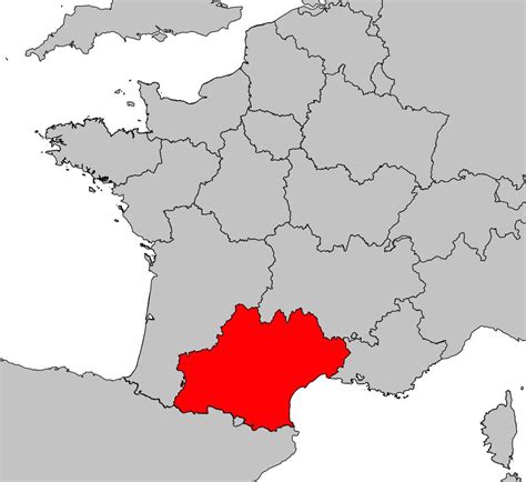 Carte de l'Occitanie - Occitanie carte des villes, départements, politique...