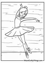 Ballerina Coloring Page sketch template