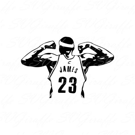 Lebron James SVG DXF PNG pdf jpg files | Lebron James Vector File | Los ...