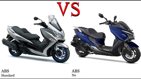 Suzuki AN 400 Burgman vs Kymco X Town 300 Test specification comparison ...