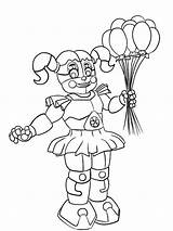 Animatronics coloring pages sketch template