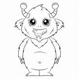 Cute Halloween Monsters Coloring Book 19 Pages  Etsy sketch template