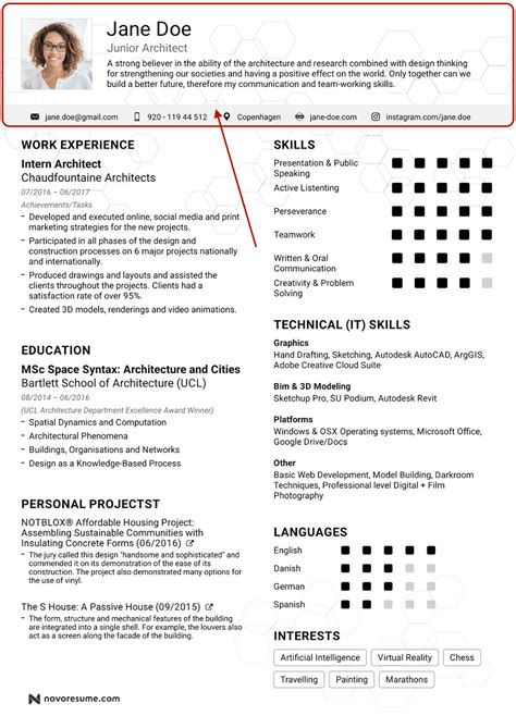 How to Create a Resume Header [5+ Examples]