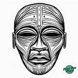 48 African Tribal Mask Large Print Coloring Printables sketch template