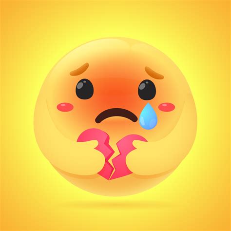 Emoji holding a broken heart 1184108 Vector Art at Vecteezy