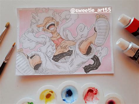 Gear 5 Drawing! : r/OnePiece