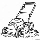 Lawn Mower Coloring Page 19182 15148 sketch template