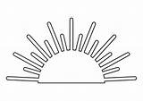 Coloring Page sunrise  Free printables Img 27990 sketch template