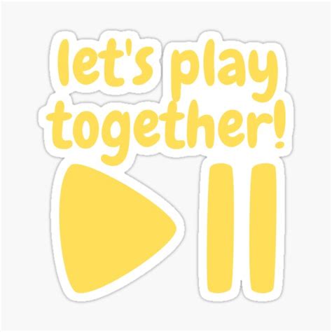 "Play gaming tshirt, tee short gaming, let's play together" Sticker for ...