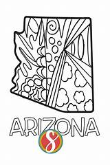 Arizona Coloring Pages A Fun Way To Explore The Grand Canyon State sketch template