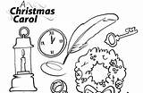 Dickens Christmas Carol Coloring Book Pages sketch template