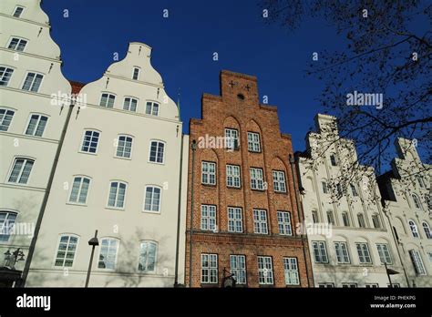 Old Town Architecture in Luebeck Stock Photo - Alamy