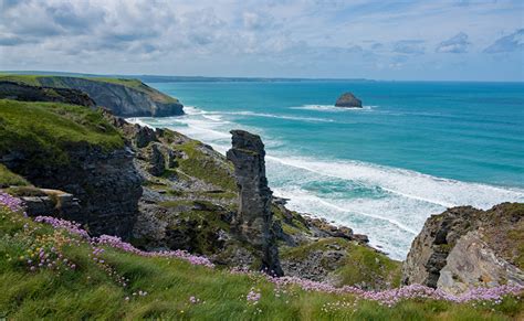 Fotos von England Cornwall Meer Natur Felsen Küste