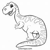 Dinosaur Coloring Pages Free Printable PDF sketch template