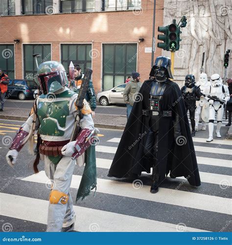 People of 501st Legion Take Part in the Star Wars Parade in Milan ...