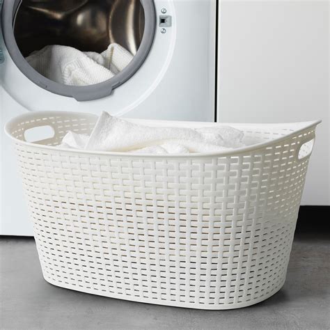 KYFFE Laundry basket, white - IKEA