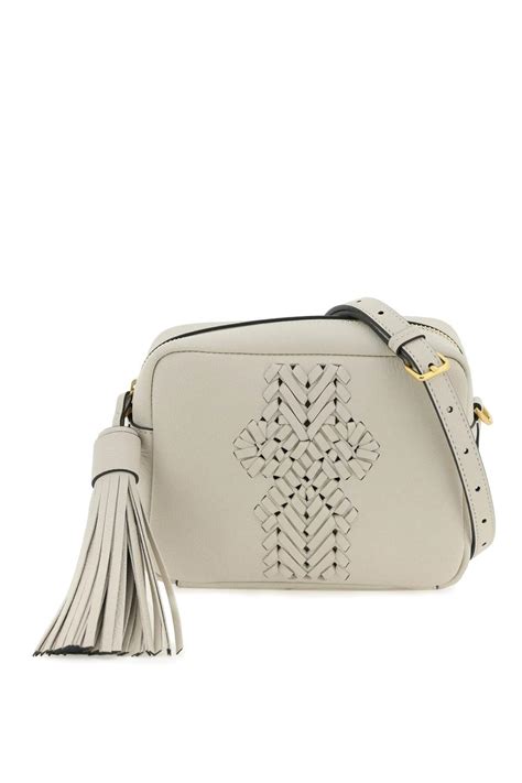 Anya Hindmarch 'neeson Tassel' Crossbody Bag White Leather in Natural ...